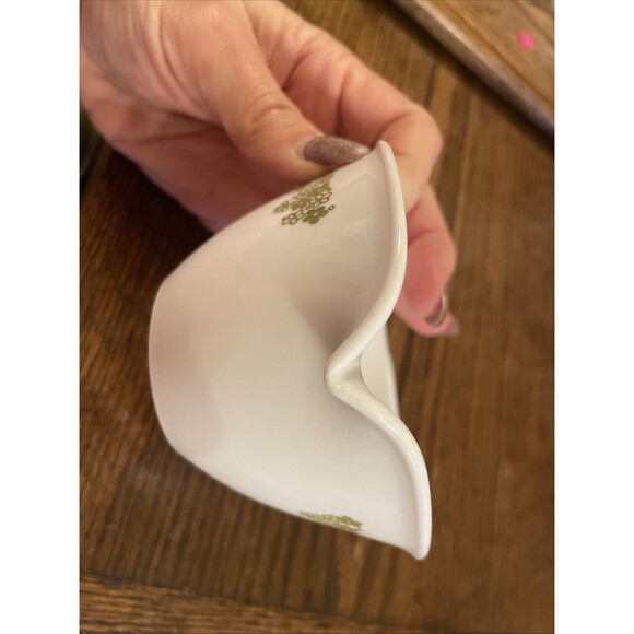 CORELLE CRAZY DAISY SPRING BLOSSOM CREAMER Hook Handle Gravy Spout Cup VTG - Picture 4 of 5
